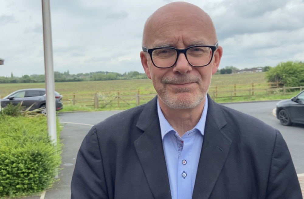 MP Matt Western discussess National Apprenticeship Week and last weekend's anti-migrant protest in Warwick (image supplied)