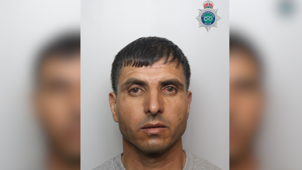 Sabjan Burkazi appeared at Stoke-on-Trent Crown Court on Monday (image via Staffordshire Police)