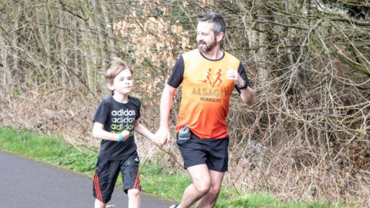Tony Mayer is preparing to run the London Marathon (Credit: Supplied)