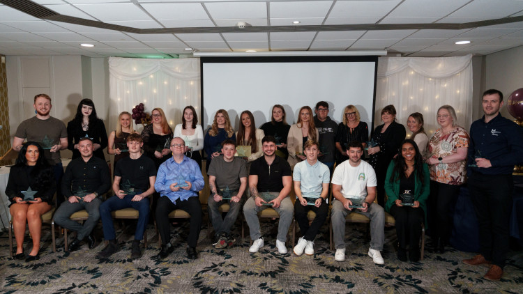 Macclesfield College recently held its annual Apprenticeship Awards evening (Credit: Macclesfield College/Frank Henshall)