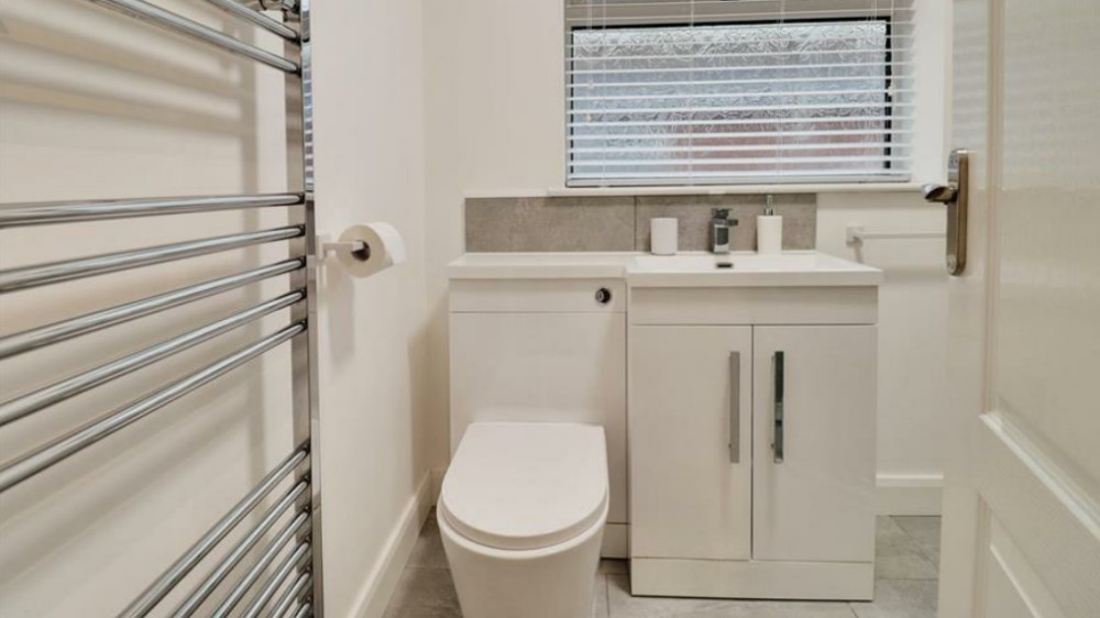 One of the two bedrooms (image via Stephenson Browne)