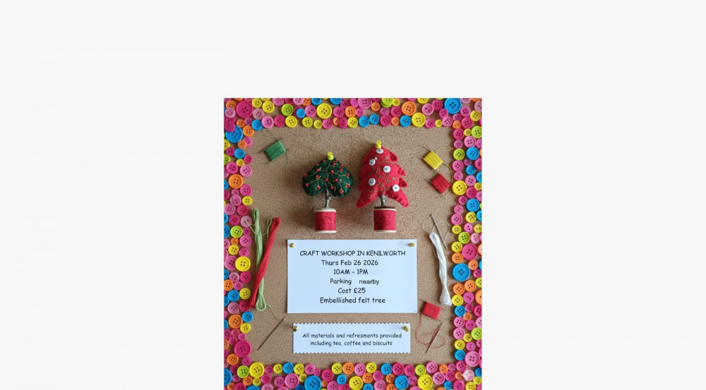 Craft workshop, felt tree