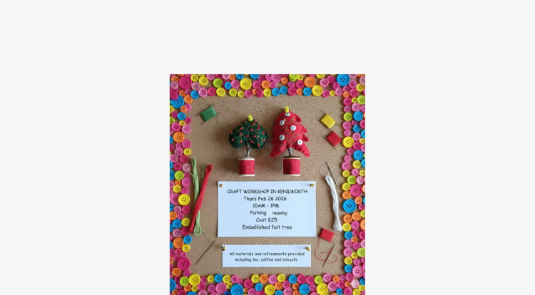 Craft workshop, felt tree