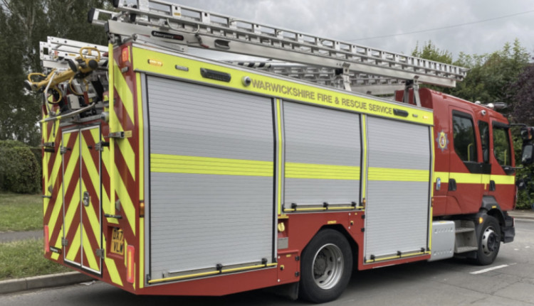 Following a fire at Fallow Hill flats in Leamington on 10 February, the council confirmed residents were evacuated safely (images via Nub News)