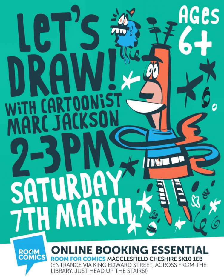 LET'S DRAW! Saturday Cartoon Art Club!