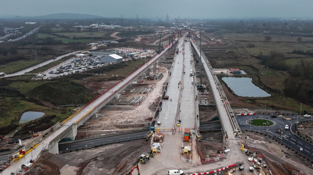 HS2 works at Delta Junction (image by HS2)