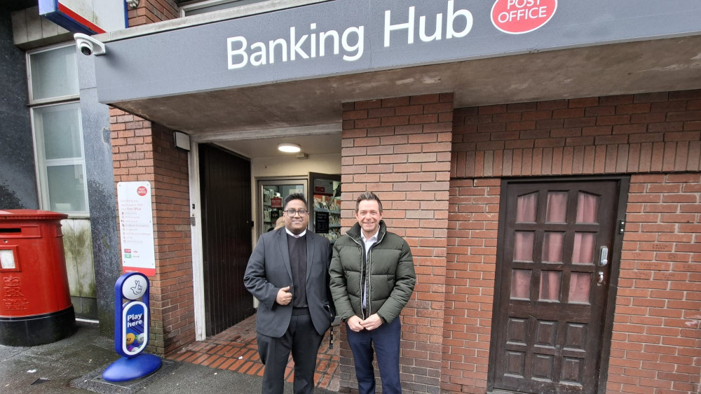 Aaron Elanchelian (left) and David Williams (right) at the Banking Hub (image supplied) 