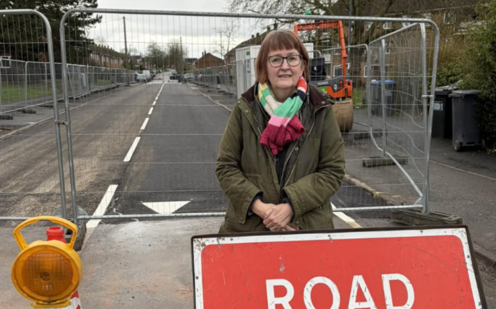 Buckley Road in Lillington is set to reopen today, February 11, ahead of schedule (image via Cllr Sarah Boad/ Facebook)