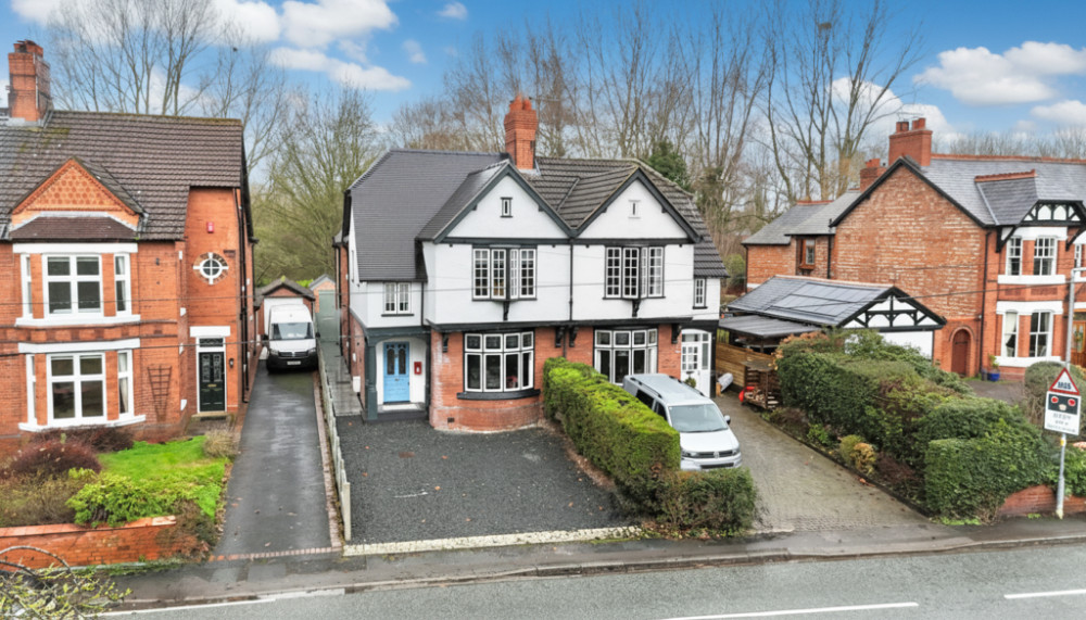 The five-bedroom Edwardian semi-detached family home on Shrewbridge Road, Nantwich (Photo: James Du Pavey).