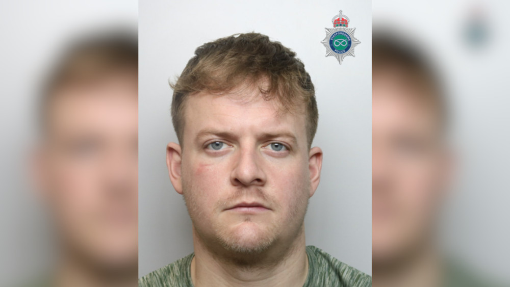 James Douglas Whitehouse was sentenced to three-years-and-six-months in jail at Stoke-on-Trent Crown Court (image via Staffordshire Police)