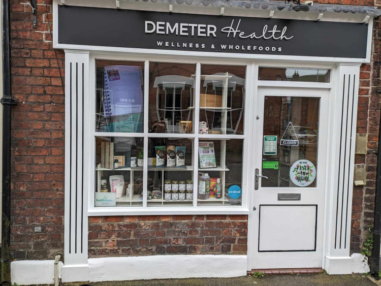 Demeter Health in Welles Street has closed. (Photo: Nub News)