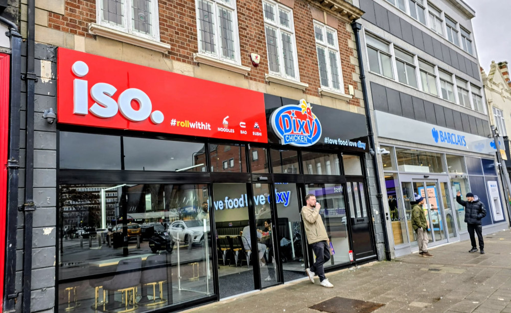 ISO Sushi and Dixy Chicken, Market Street, launched on Sunday 8 February, open seven days a week (Photo: Ryan Parker).