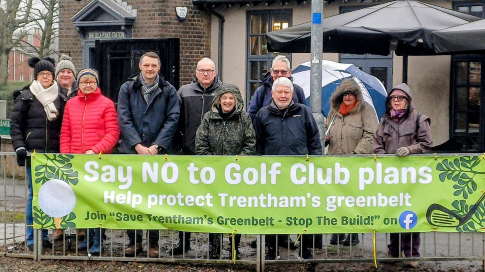 Trentham local campaigners calling for Trentham Golf Club to remove ‘surplus’ land from consideration (image via LDRS)