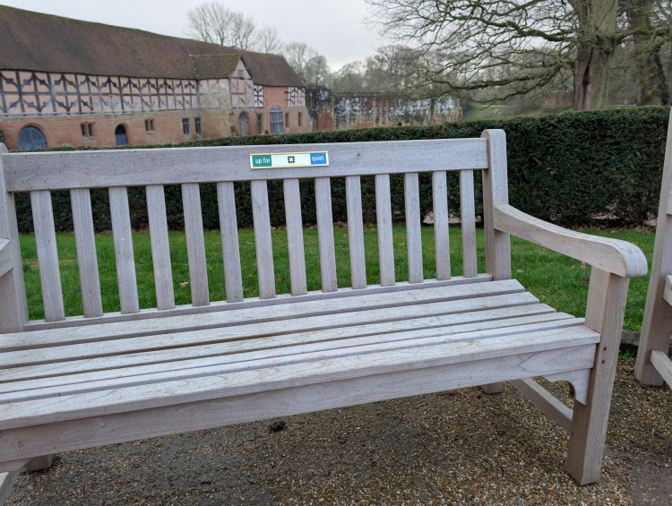 The binding benches are designed to help tackle social isolation (image by English Heritage)