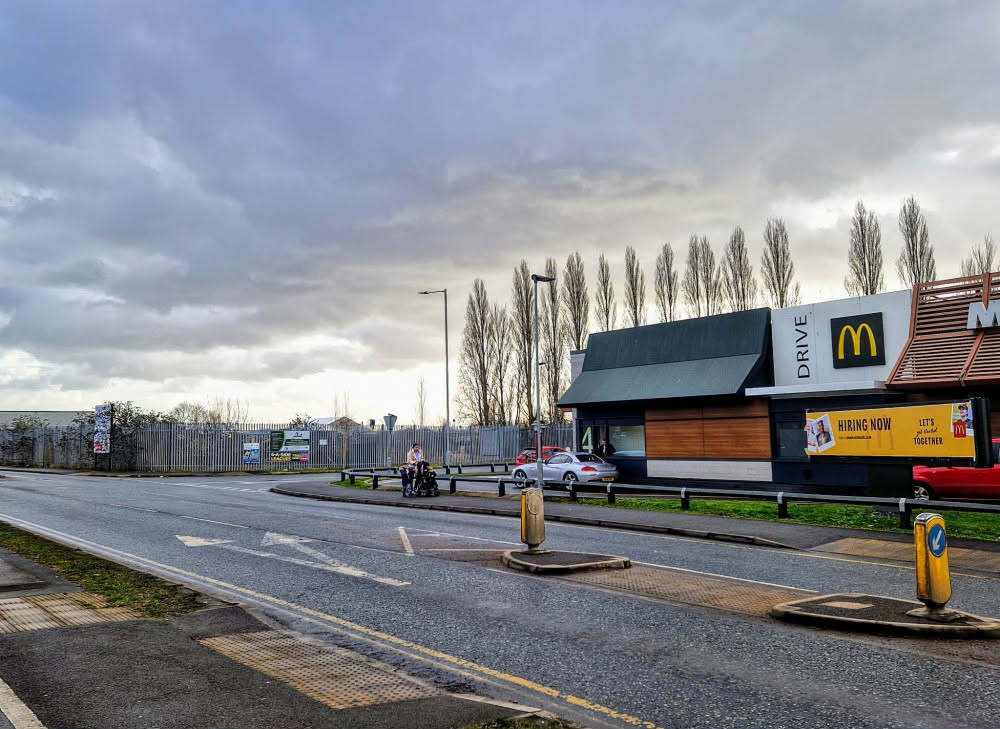 A Valentine's Funfair opens on Dunwoody Way on February 14, to the left of Mcdonald's (Photo: Ryan Parker).