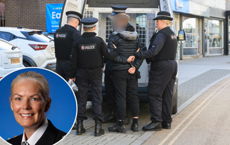 Stockport's new district commander, Chief Superintendent Natalie Dalby, has pledged to reduce neighbourhood crime, and improve standards for victims of crime (Images - GMP)