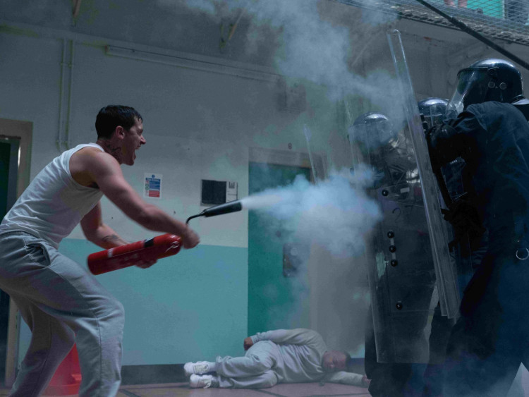 The prison thriller "Wasteman," filmed at Shepton Mallet Prison, is set for UK cinema release and has earned a BAFTA nomination for director Cal McMau. (Supplied) 