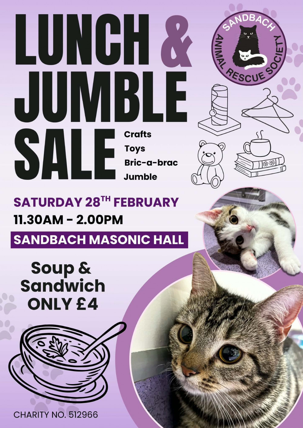 Sandbach Animal Rescue Lunch and Jumble
