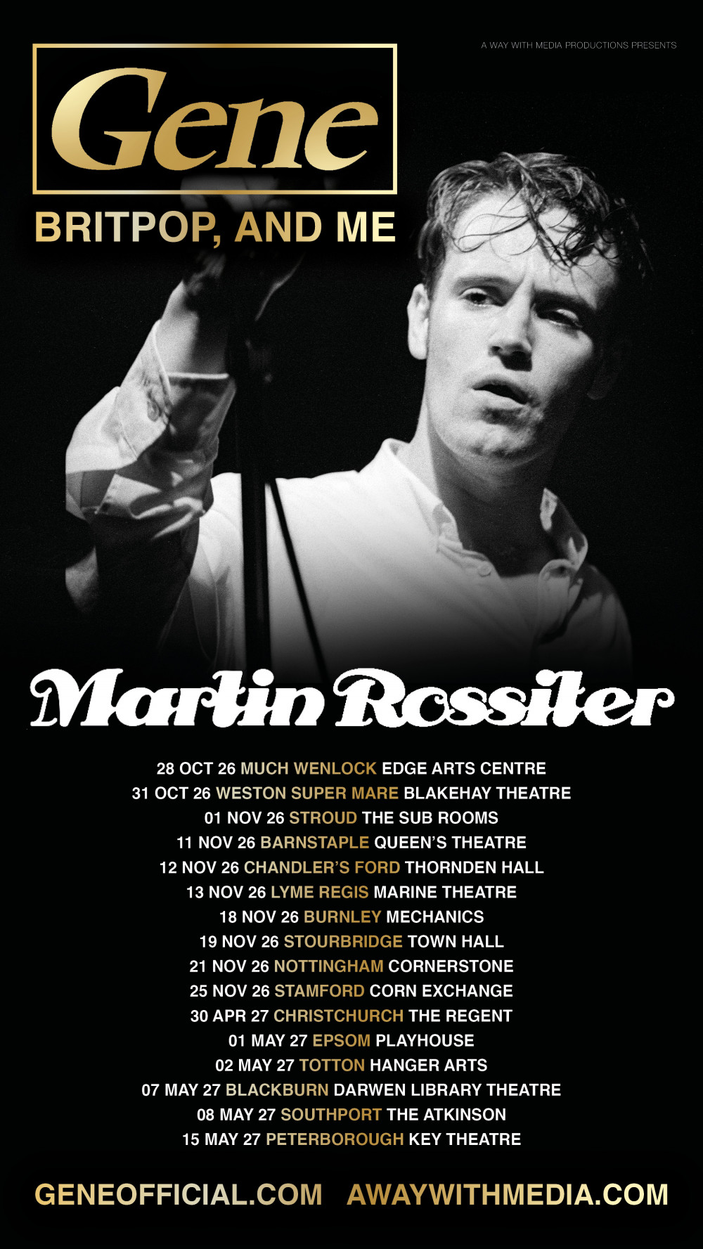 Martin Rossiter – Gene, Britpop, and Me 