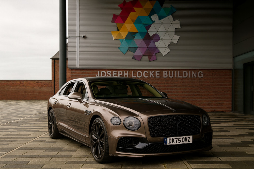 Bentley brought a Flying Spur to Crewe Engineering & Design UTC (Photo: Supplied).