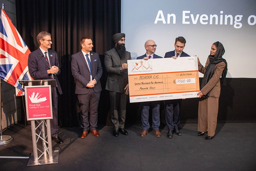 An event held in Leamington on 6 February united local leaders and residents to support Ukraine with solidarity and significant fundraising (image via Mark Godfrey, Warwickshire Photographers Collective)