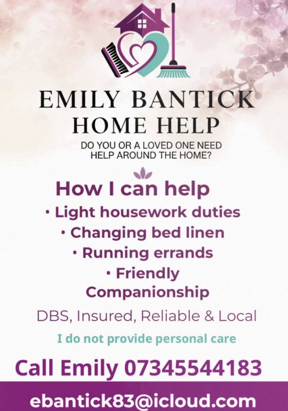 Emily Bantick Home help