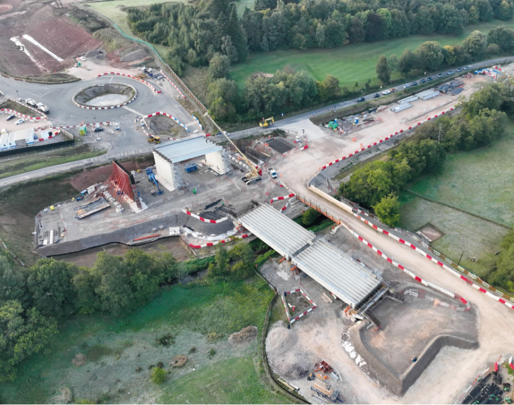 Dalehouse Lane will close for 14 months this April (image via HS2)