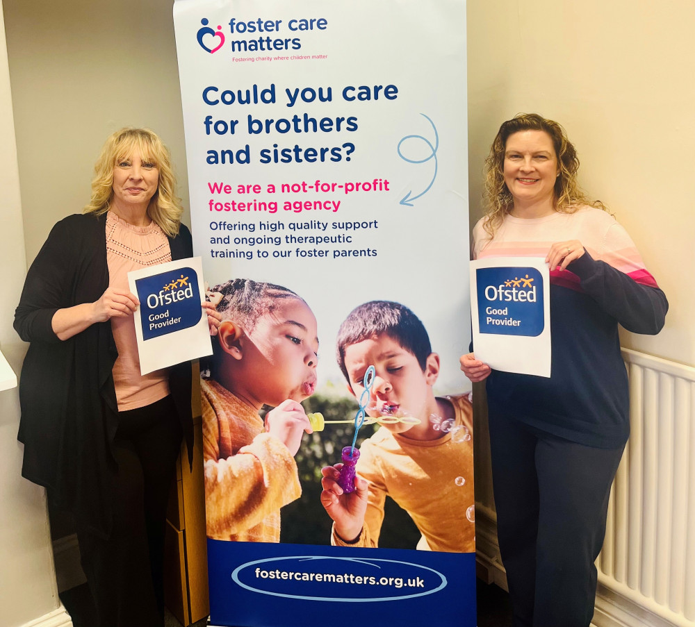 Deb Reid and Karen Palfreyman celebrate the outcome of the inspection (Image supplied)