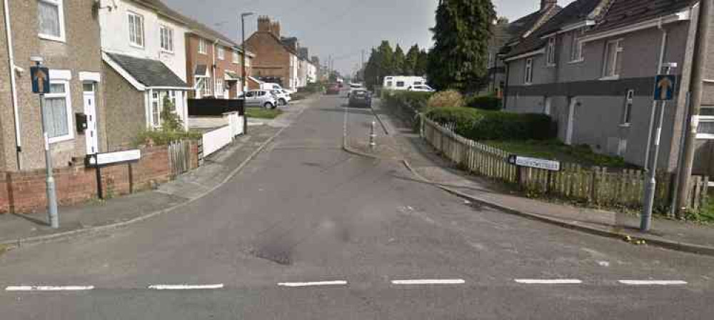 Crews were called out to Regent Street in Church Gresley last night. Photo: Instantstreetview.com