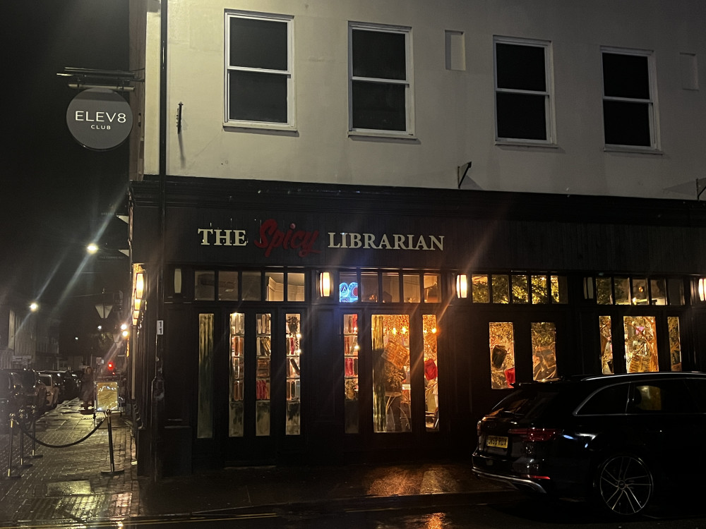 'Europe's largest independent romance bookshop,' The Spicy Librarian, opened Valentine's Day in the former Altoria nightclub, Warwick Street (image via Nub News) 
