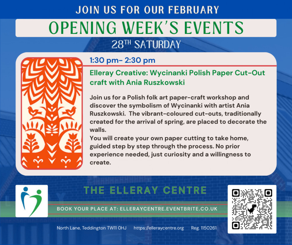 Elleray Creative: Wycinanki Polish Paper Cut-Out craft with Ania Ruszkowski