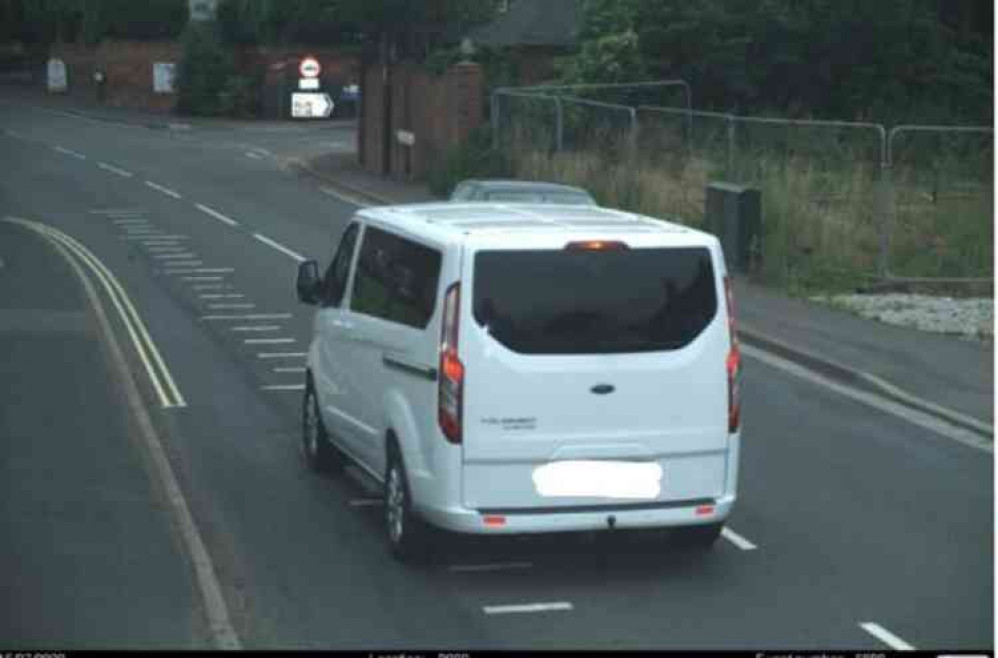 The van driver did not escape prosecution after being targeted by police. Photo: Swadlincote Safer Neighbourhood Team