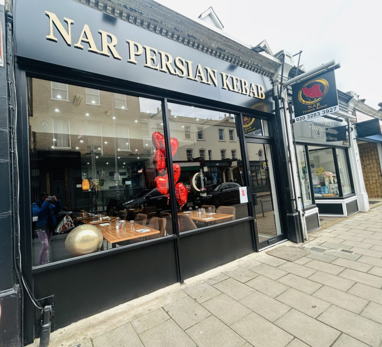 Nar Persian Kebab is located in 15 Berrylands Rd, Surbiton KT5 8QX (Credit: Tilly O'Brien)