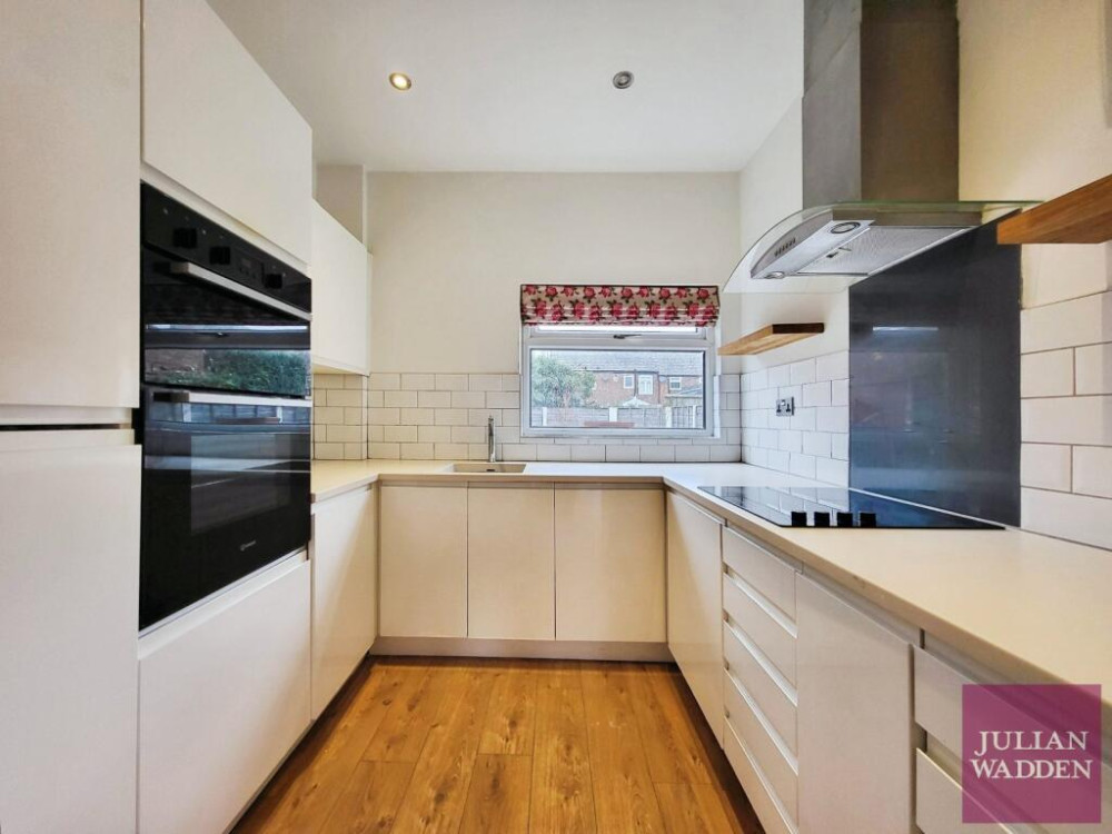 Our friends and sponsors at Julian Wadden present their property of the week - this charming end terrace in Reddish, with a modern finish throughout (Image - Julian Wadden)