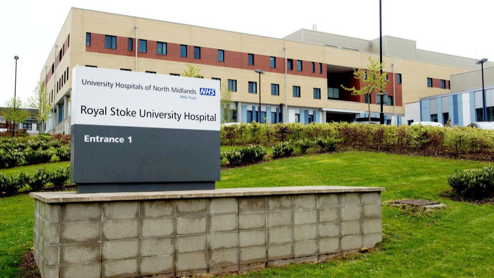 The Greggs shop will open near the main entrance at the Royal Stoke University Hospital (image via SWNS)