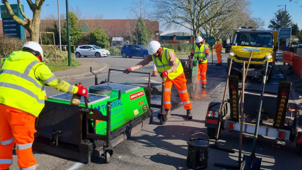 Richmond Council says 91% of this year’s resurfacing programme is finished (credit: Richmond Council).