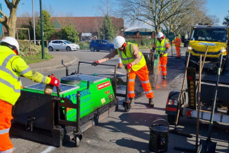 Over 90% of road resurfacing across Richmond borough has been completed (Credit: Richmond Council)