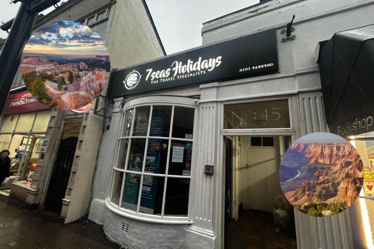 7 Seas Holidays is located in 45 Victoria Rd, Surbiton KT6 4JL (Credit: Tilly O'Brien/7Seas Holidays) 