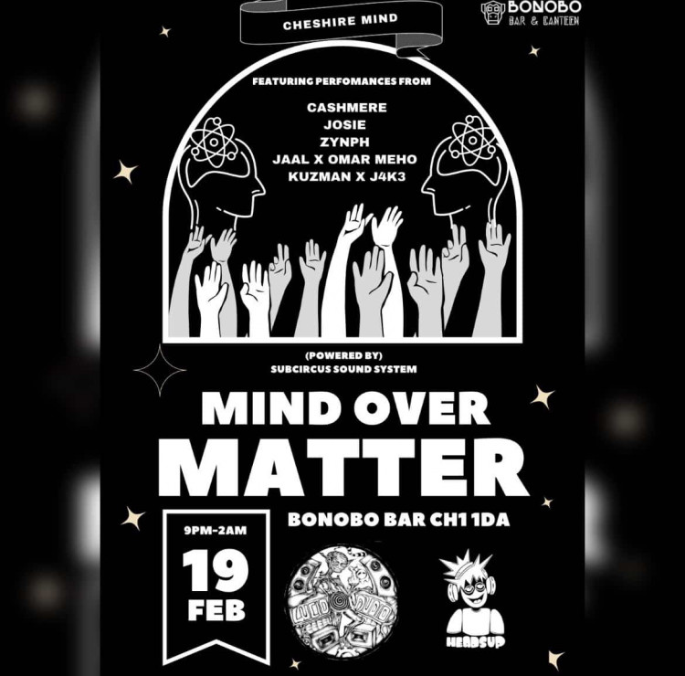 Heads Up x Mind Over Matter charity event for Mind