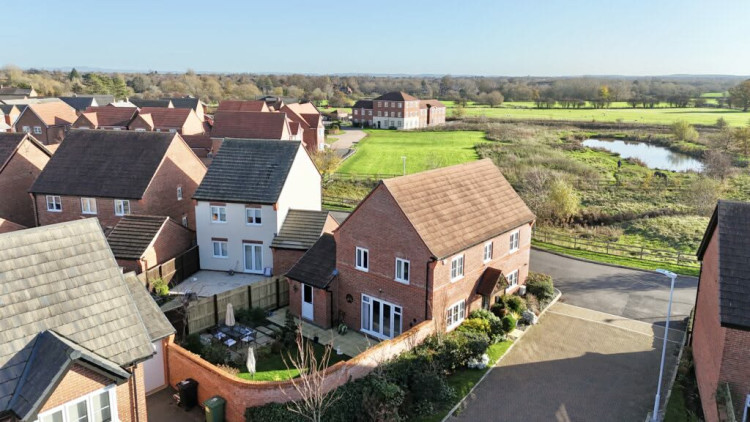 The four-bedroom, detached house on Hazel Way, Edleston (Photo: James Du Pavey).