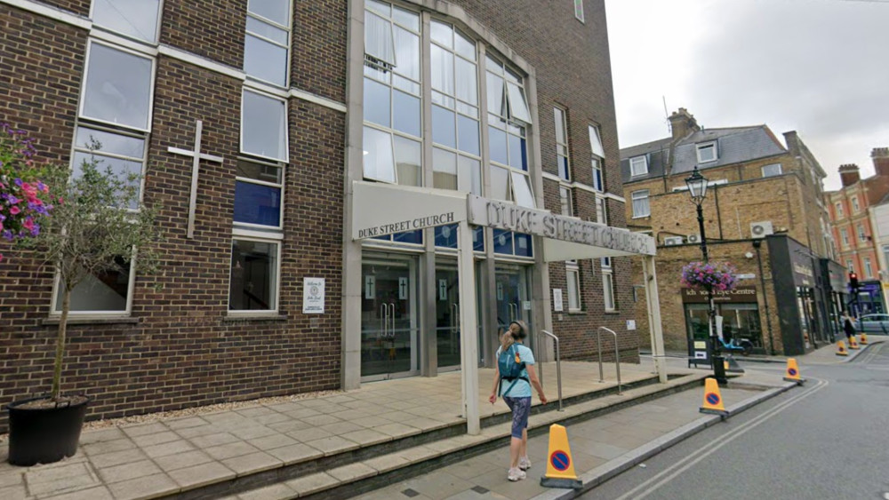 Media figures will join a Richmond Society panel tonight to debate the future of public service broadcasting and the BBC at Duke Street Church, Richmond (credit: Google Maps).