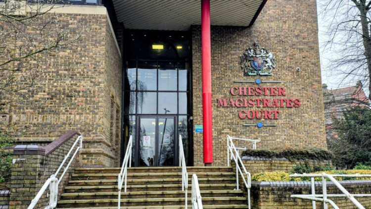 Naglis Kisielius appeared at Chester Magistrates’ Court (image via Nub News)