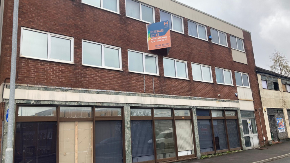 An application has been submitted to change the use of Lombard House on Bucknall New Road, Hanley (image via Nub News)