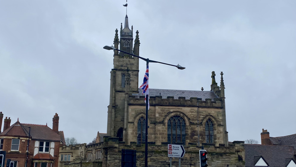 Flags were put up by ‘Raise the Colours’ (image by Nub News)
