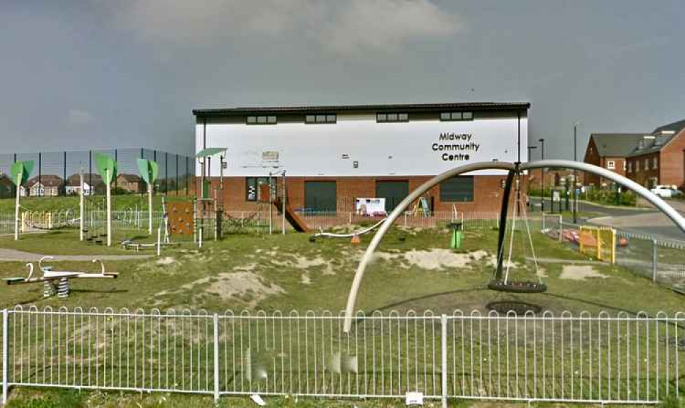 The youths fled after police arrived at Midway Community Centre on Friday night. Photo: Instantstreetview.com The youths fled after police arrived at Midway Community Centre on Friday night. Photo: Instantstreetview.com