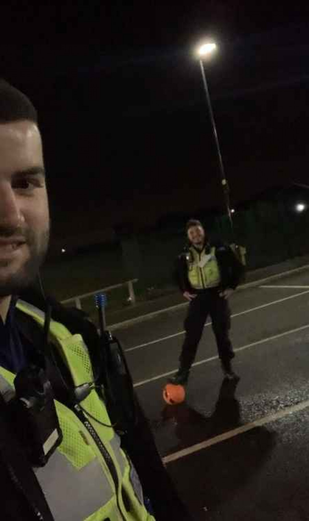 Swadlincote SNT posed with the football at Midway Community Centre on Friday. Photo: Swadlincote SNT Swadlincote SNT posed with the football at Midway Community Centre on Friday. Photo: Swadlincote SNT