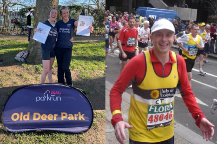 Sisters Joanna and Ella will be running this year's London Marathon in aid of Crossroads Care Richmond and Kingston (Credit: Joanna and Ella)