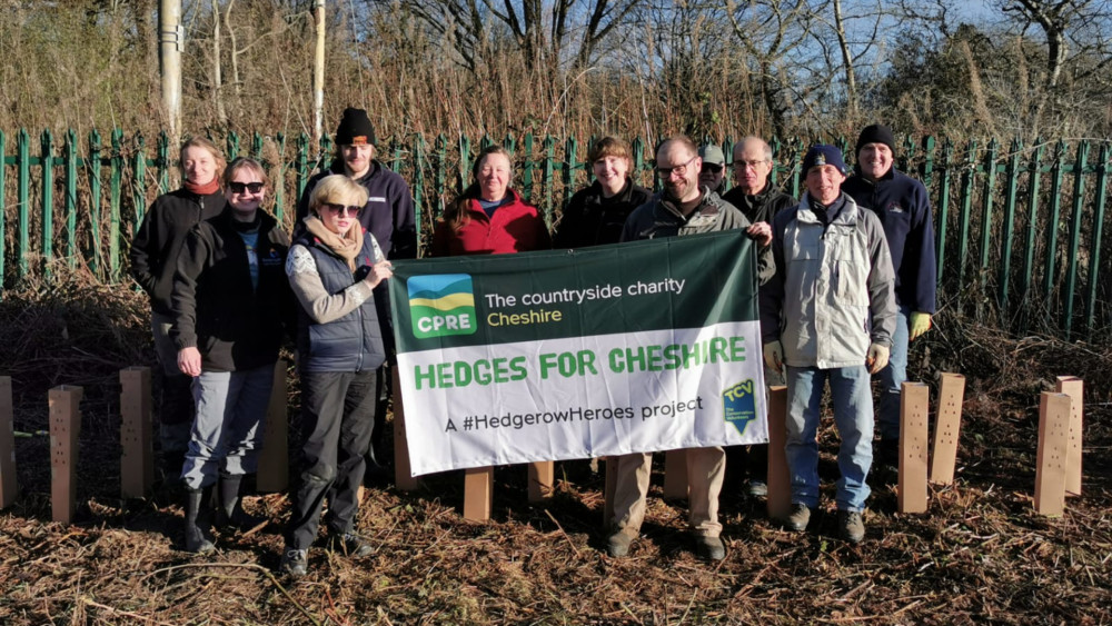 Volunteer Hedgerow Heroes at Riverside Park (Credit: Supplied)