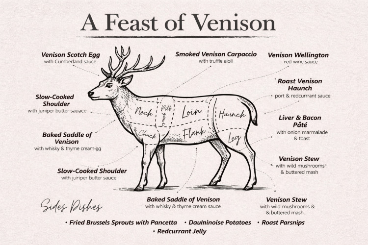 Nose-to-Tail Venison Dining Experience at Rutland Hall
