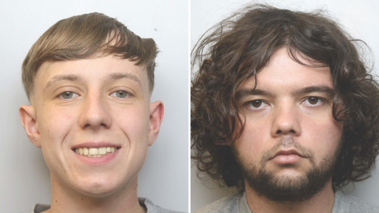Connor Wrigley, 21, and Thomas Wood, 24, both of Kelly Smith Way in Macclesfield (Credit: Cheshire Police)